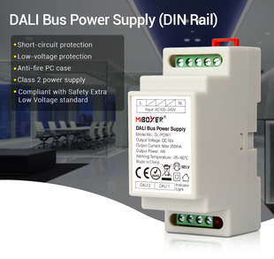 DALI napájecí sběrnice Mi-Light DL-POW1 | DALI | 230V | DIN |