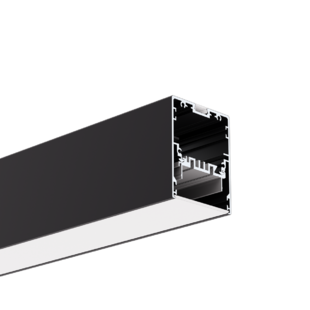 LED profil Kluś MOD-50 - černý anodizovaný
