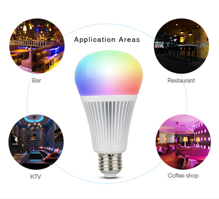 Mi-Light LED žárovka DMX512 | RGB+CCT | 9W | E27 |