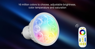 Mi-Light LED bodovka RGB+CCT | 4W | GU10 | 280lm |