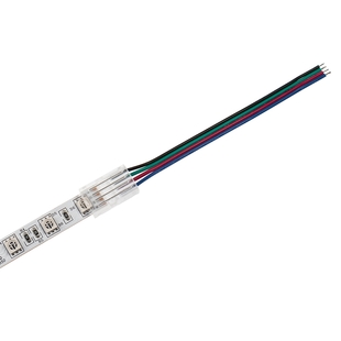 Nacvakávací připojovací TSP pro SMD RGB pásky | 10mm | IP20+IP65 | 