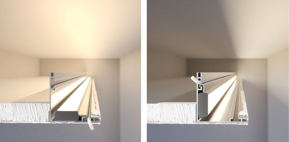 LED profil NISA-NI k nasvícení architektonických nik 
