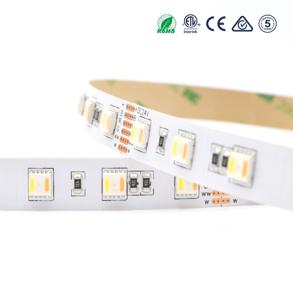 LED pásek 5v1 RGB+CCT 5050 | 60LED | 20W | 24V | IP20 |