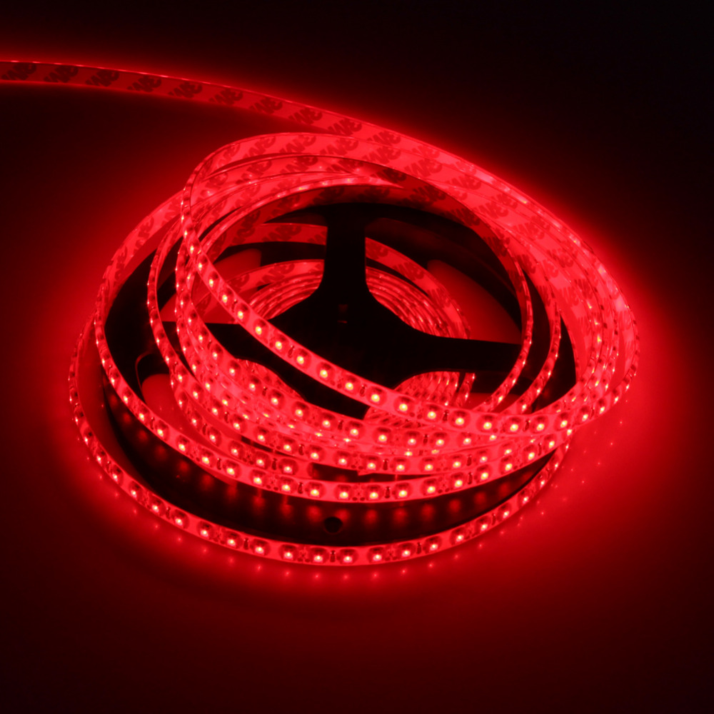 LED pásek červený 2835 | 120LED | 9,6W | 12V | IP65 | 8MM |