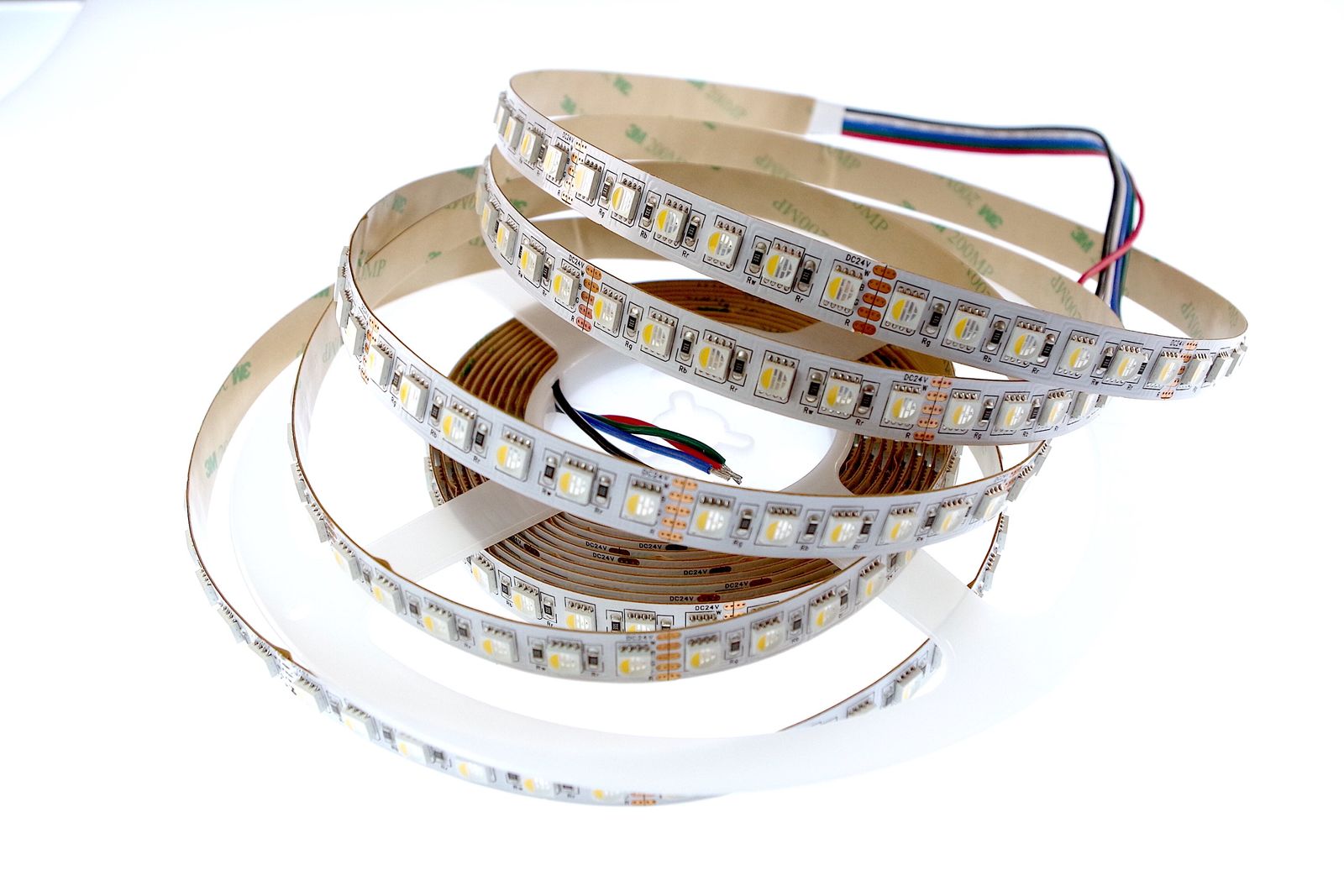 LED pásek EPISTAR RGBW 4v1 | 96LED | 27W | 24V | IP65 | 12MM |