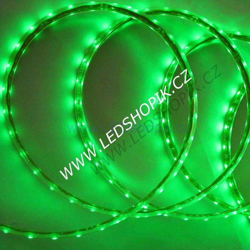 LED pásek zelený 3528 60LED 4,8W 12V IP65