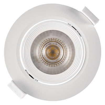 Výklopné LED bodové svítidlo 7W | bílá | kruhové | 7W |