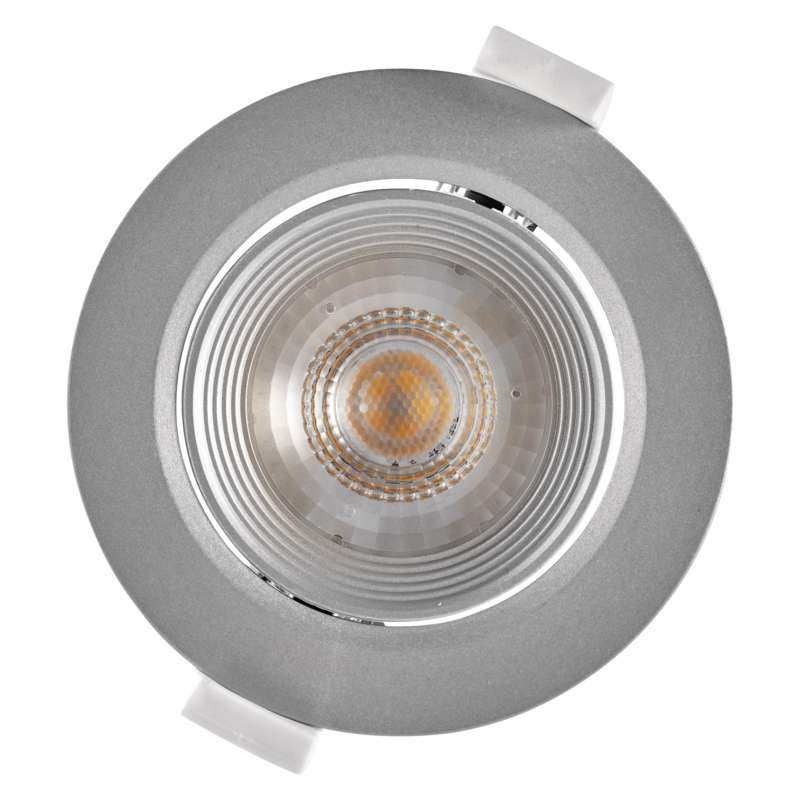 Výklopné LED bodové svítidlo 7W | stříbrná | kruhové | 7W |