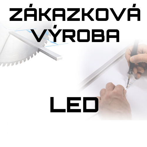 Služba - Výroba LED osvětlení z ALU profilů a LED pásků