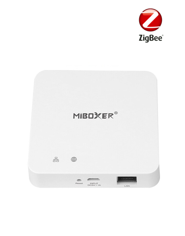 ZigBee brána Mi-Light ZB-BOX2 | RJ45 | ZigBee 3.0 | VOICE | MUSIC | WiFI |  HUE | | LEDshopik.cz