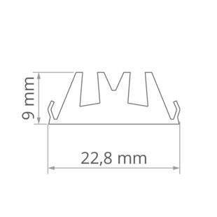Difuzor KLUS DILENSO-22 30° mražený