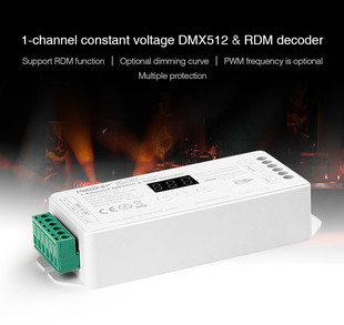 Mi-Light DMX 512 dekodér D1-CX  pro LED pásky | 1-kanál | 20A | DC12-24V |