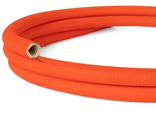 Kabelová chránička ø20mm CA TUBES potažená hedvábným textilem | oranžová