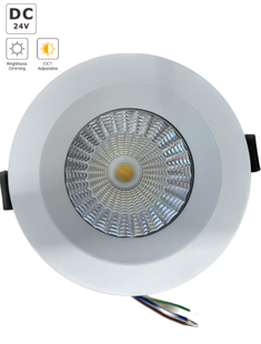 LED bodové svítidlo CCT | DC24V | 12W | IP65 | kruhové | Ø110mm | CCT 2000-6000K |