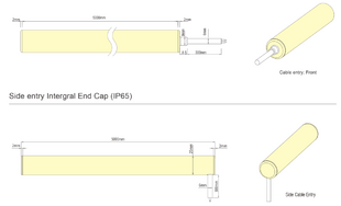 LED neon bílý - R25 | 10W | 24V | IP65 | výroba na míru |
