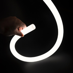 LED neon bílý - R25 | 10W | 24V | IP65 | výroba na míru |