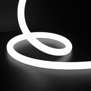 LED neon bílý - R25PRO | 10W | 24V | IP65 | s výztuhou | výroba na míru |