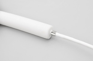 LED neon zelený - kulatý R25 | bílé pouzdro | 10W | 24V | IP67 | výroba na míru |
