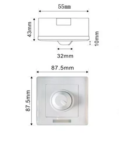 LED ovladač pro jednobarevné LED pásky s IR ovladačem | 12-24V | 16A |
