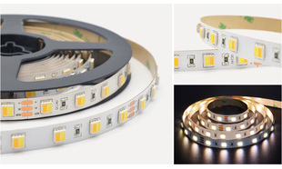 LED pásek CCT 5050 | 2V1 | CRI93 | 60LED | 14,4W | 12V | IP20 | 10MM |