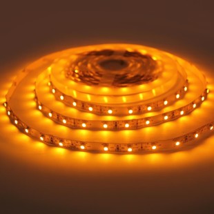 LED pásek noční Amber-oranžový 3528 60LED 4,8W 24V IP20 