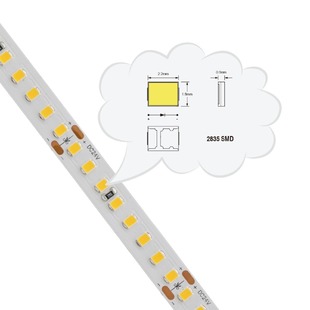 LED pásek PROFI 2835 EPISTAR | 160LED | 21W | 24V | IP20 | 10MM | 160lm/W |