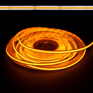 LED pásek noční PROFI COB Amber-oranžový | 480LED | 8W | 24V | IP65 | 8MM |