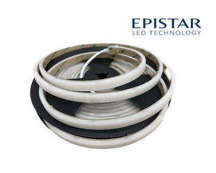 LED pásek voděodolný COB EPISTAR | 480LED | 10W | 24V | IP67 | MILKY |