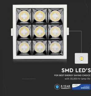 LED podhledové svítidlo RAY PROFI | 36W | SAMSUNG LED | 230V | CRI>90 | UGR<19 |