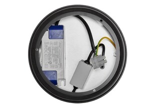 LED přisazené svítidlo ELEN | černé | kruhové | Ø150mm | IP54 | 15W | 230V | přepínatelné CCT