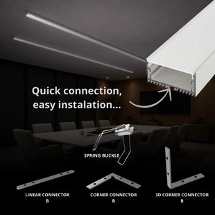 LED profil ALPI FIFTY bílý