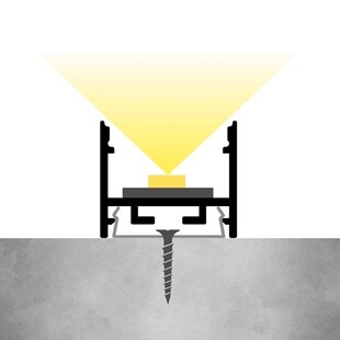 LED profil ALPI LUPO-BIG bílý