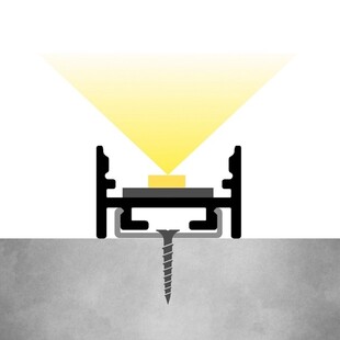 LED profil ALPI LUPO bílý