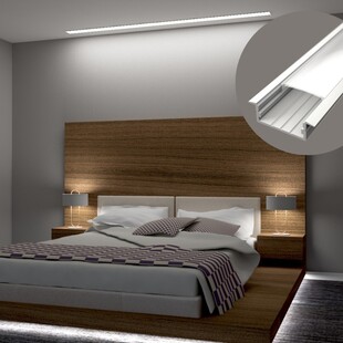LED profil vestavný ALPI WIDE-K bílý
