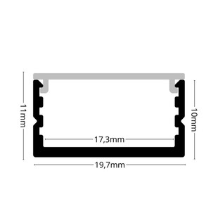 LED profil ALPI WIDE-MINI bílý