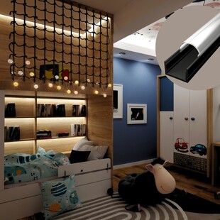 LED profil ALPI WIDE-MINI černý