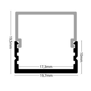 LED profil ALPI WIDE-MINI