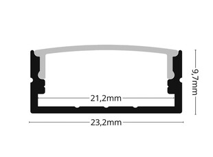 LED profil ALPI WIDE-UP