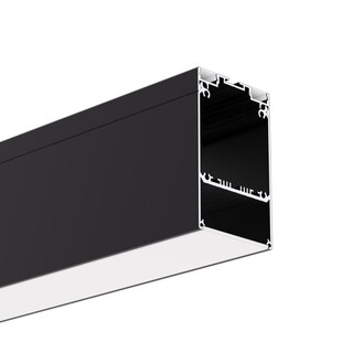 LED profil komorový KLUS DES černý