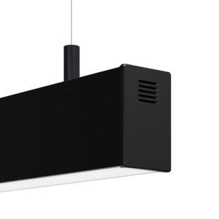 LED profil komorový KLUS DES černý