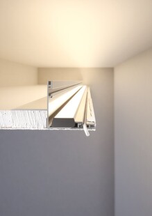LED profil pro ukončení sádrokartonové kapsy KLUS NISA-NI