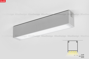LED profil INTER - bílý lak