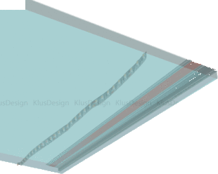 LED profil na sklo KRAV 56