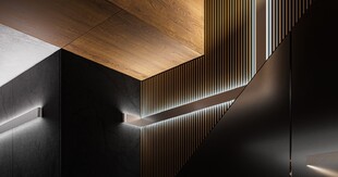 LED profil nástěnný KLUS PLAKIN-DUO černý