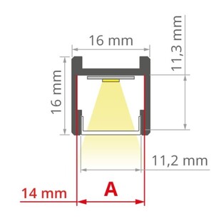 LED profil KLUS PDS-H