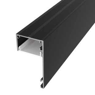 LED profil pro krytí garnýže ALPI PELMET černý