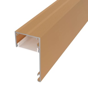 LED profil pro krytí garnýže ALPI PELMET měděné barvy