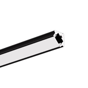 LED profil rohový KLUS PIKO-45 černý