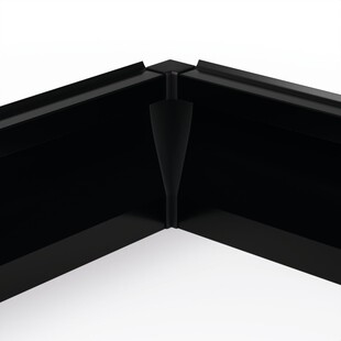LED profil soklový KLUS OLIS černý