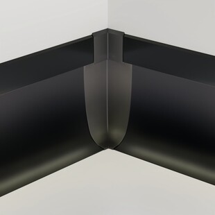 LED profil soklový OLIS-K černý
